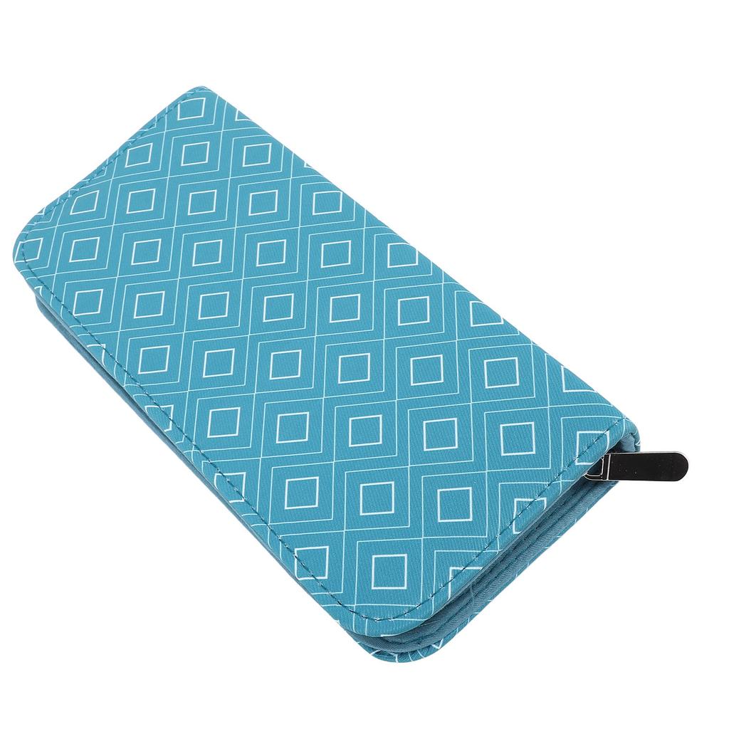 Knitting Needle Case Portable Storage Organizer Bag Rhombus Lattice Pattern for 20CM Sweater Knitting Needles