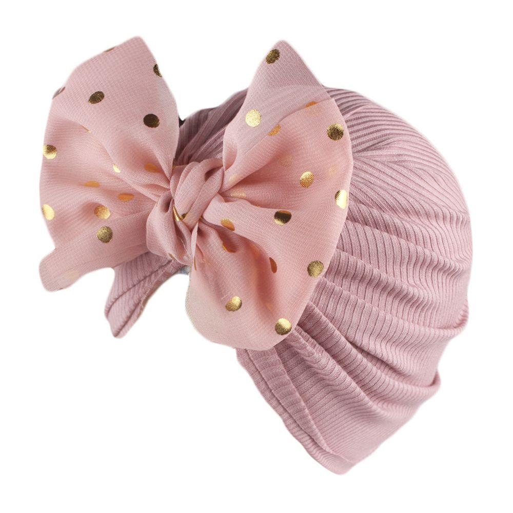 

Soft Cotton Headwear Bowknot Beanies Infant Hospital Hat Baby Turban Hat Head Wrap Taro purple