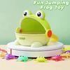 With Storage Bucket Bouncing Toad Game Cute Animals Kid Finger-press Toy  Education Toy