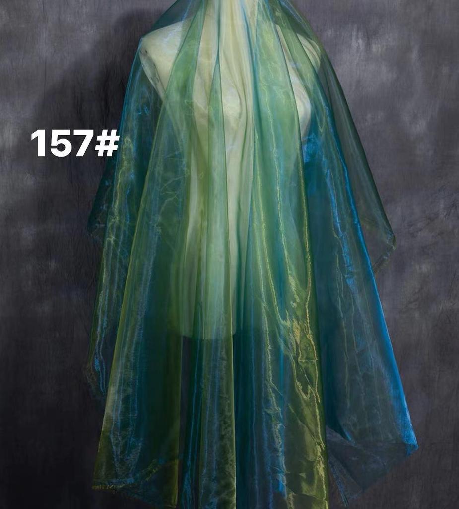 Dreamy Soft Organza Skirt Fabric: Flowing Light Gauze & Bright Silk