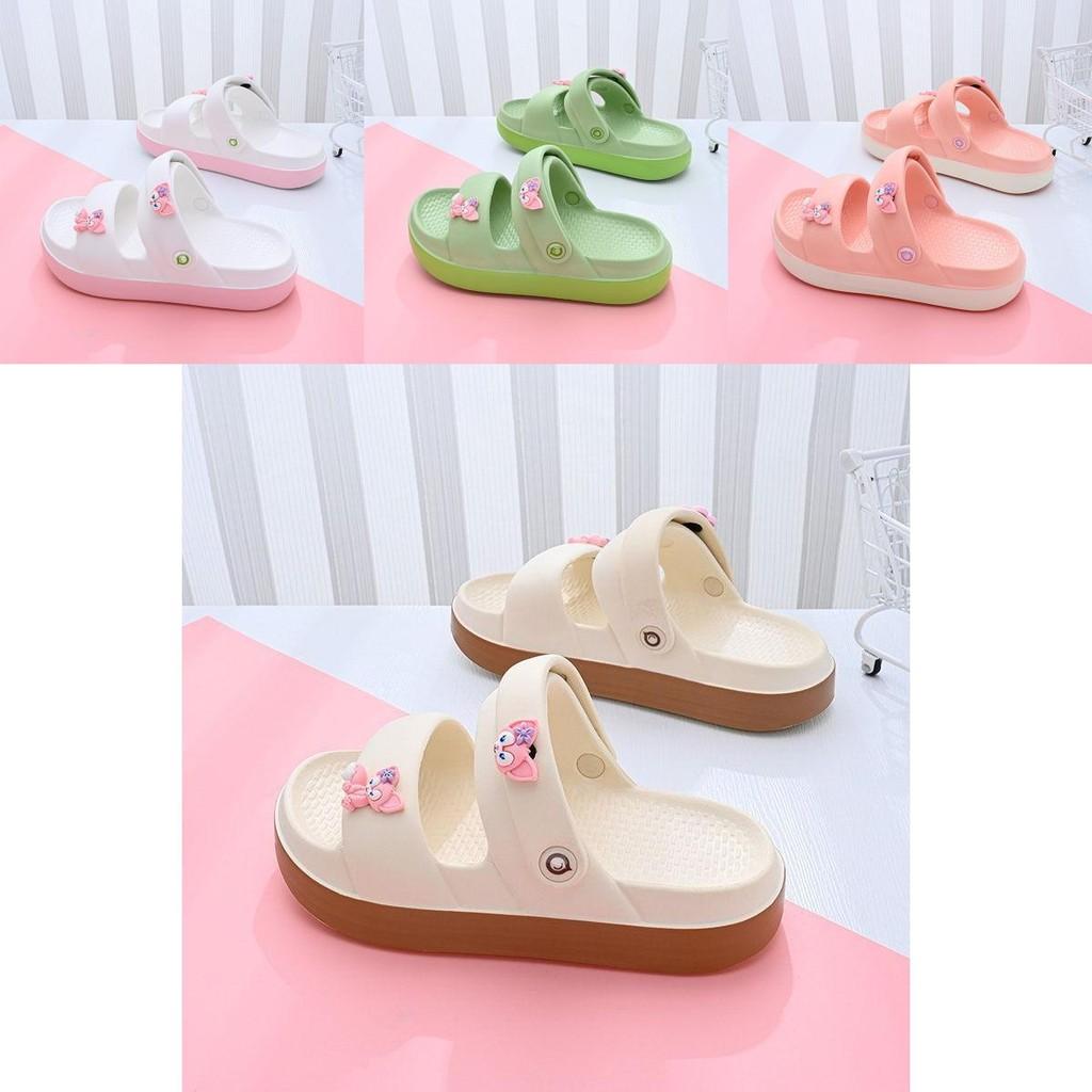 Breathable And Lightweight Pink Girls Sandals Soft Bottom Summer Beach Footwear