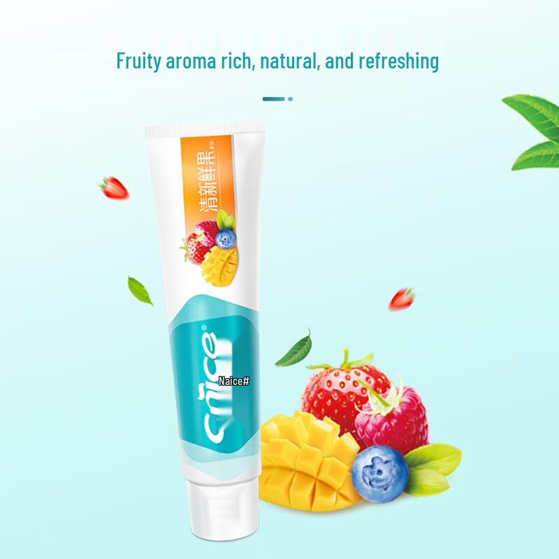 

Nice Fresh Fruit Toothpaste (120g x 3)