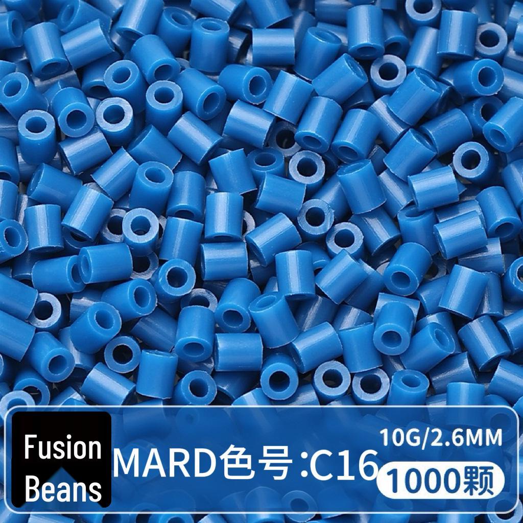 Confezione di Ricarica Perline Termofusibili da 264 Colori - 1000 Perline, 2,6 MM, Materiali per Puzzle 3D Fai da Te