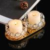 Tealight Candle Holder Votive Candle Stand Crystal Bowl Decorative Candlesticks