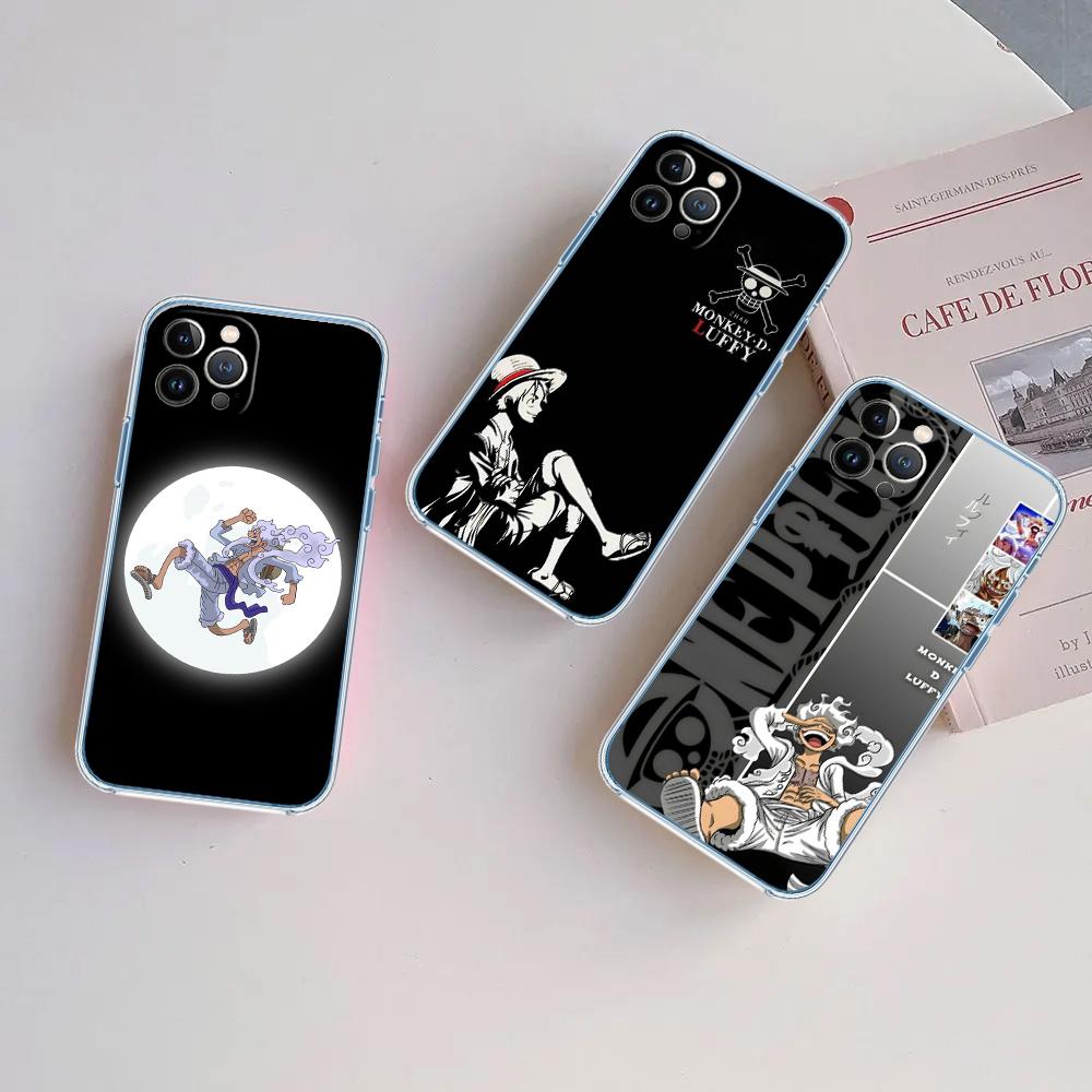 FM30 Luffy One Piece Soft Shell Transparent Phone Case for Samsung Galaxy A04 A04S A14 A23 A34 A54 M23 M33 M52 M53