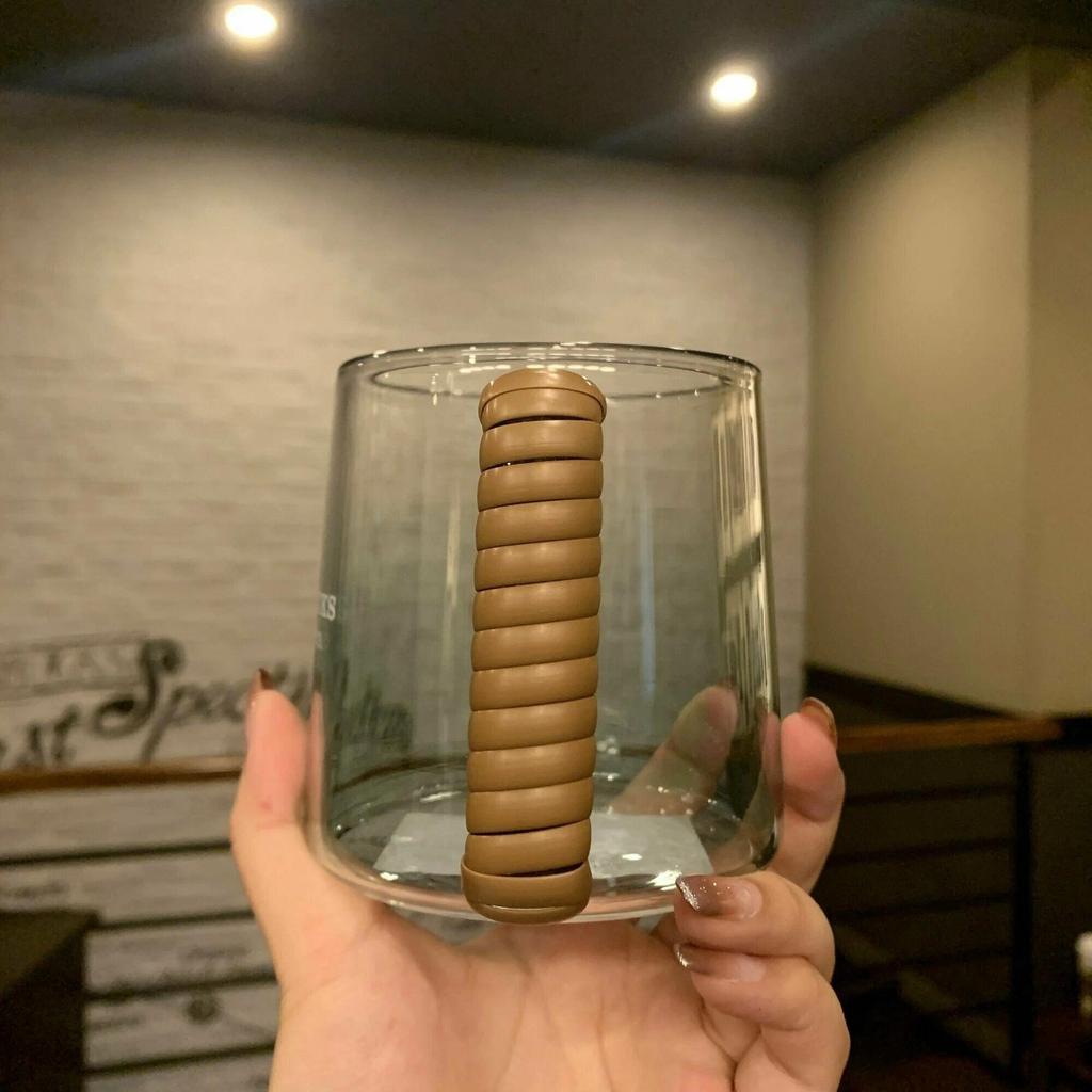 Starbucks Korea Winter Rattan Glass, Tea Cup, Coffee Cup, 473ml