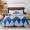 Brushed Flannel Duvet Cover Set with Washed Cotton, Thermal Insulated Bedding for Hostel 150x200cm To 220x240cm