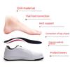 Breathable EVA Arch Support Insoles for Flat Feet - Relieve Pressure & Enhance Shock Absorption for Sports.