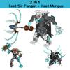 NEU 2in1 CHIMA Bausteine Chi Krokodil Phönix Stamm MOC Set Krieger Anime Actionfiguren Soldat Roboter Spielzeug Für Jungen Geschenk
