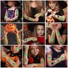 10 Sheets/Set Halloween Luminous Tattoo Stickers Face Temporary Cartoon Pumpkin Funny Body Arm Party Tattoo for Kids