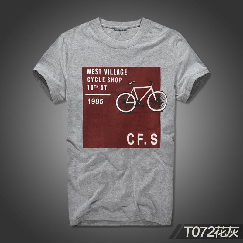 New Summer Men's T-shirt Retro Pure Cotton Printing Loose Casual Fashion Sports Short-sleeved Men's and Women's Loose T-shirt