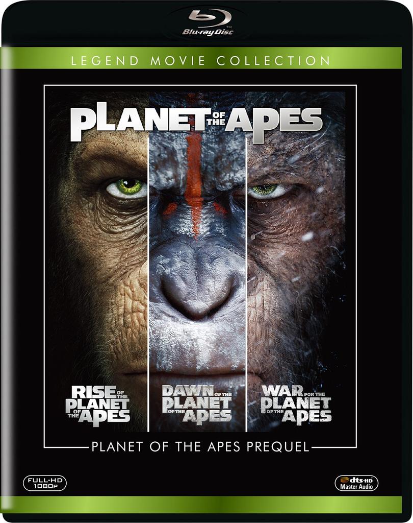 Planet of the Apes Prequel Collection Blu-ray (3-Disc Set) [Blu-ray]