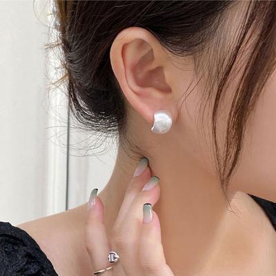 Brushed Earrings New Year's Trendy Earrings Korean Version Simple Design Earrings