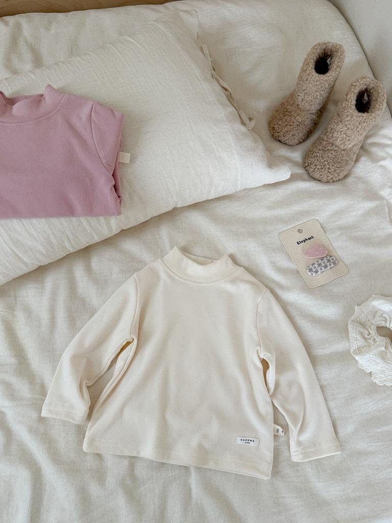 Children's clothing new autumn and winter children's clothing baby clothes boys and girls semi-turtleneck bottoming shirt