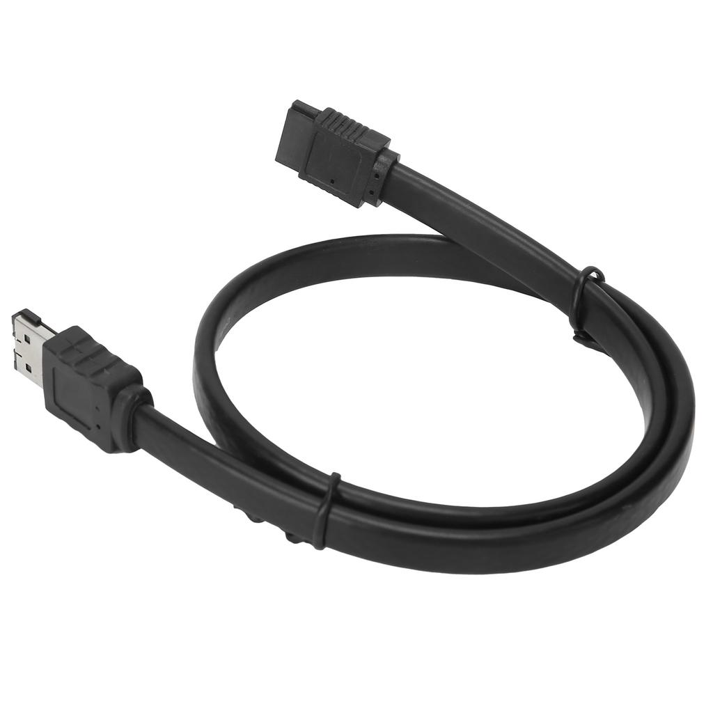 Connection Cable ESATA To SATA Male To Male M M Shielded Extender with Shrapnel for External Hard Drive