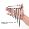 1.5-10Mm Hex Wrench Holder 9 Slot Wall Mount Wrench Storage Rack Wall Wrench Tray Woodworking Tool Hanging Organizer