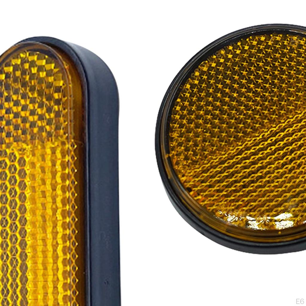 4 Pieces Reflector Light Reflective Strip Replacement Part for Trailer Bike Car