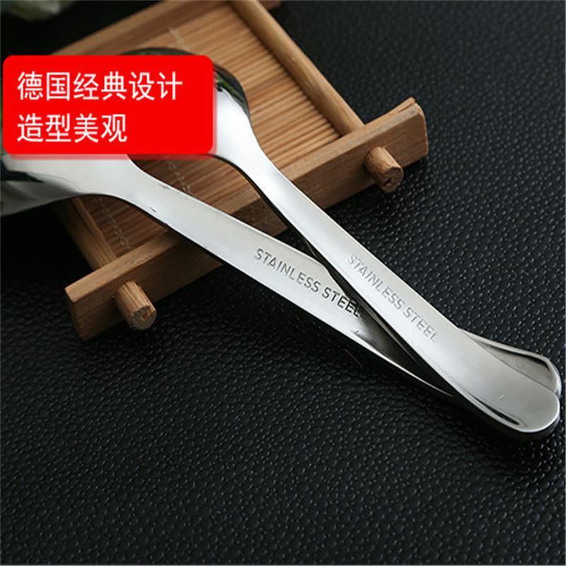 1Pc Stainess Steel Kitchen Dining Bar Tableware Flat Soup Spoon
