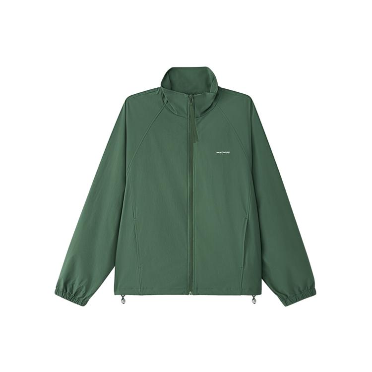 Skechers FW25 Woven Simple Loose Windbreaker Jacket Women Jackets L226W052-01WN S