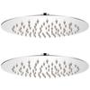 Rain Shower Heads 2 pcs Stainless Steel Ø 20 cm