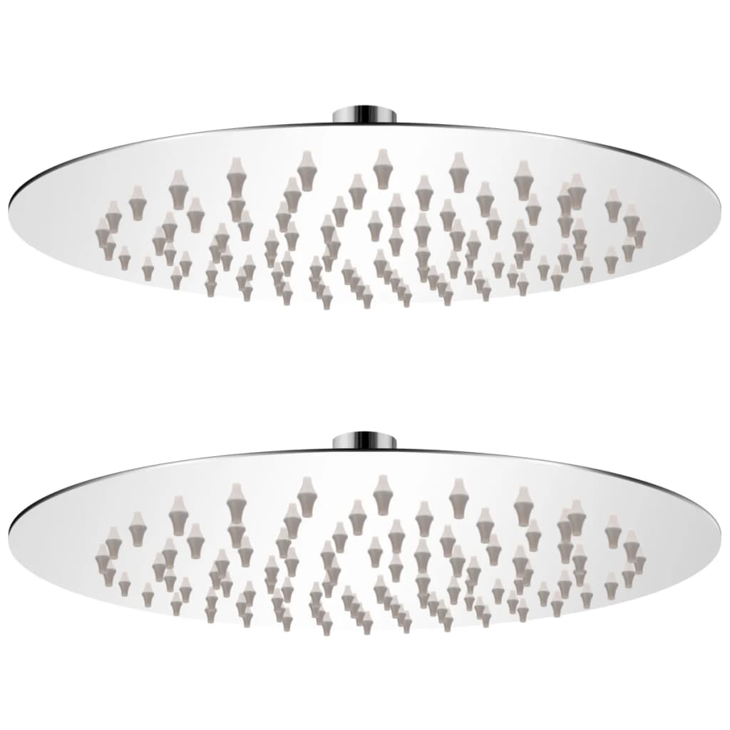 Rain Shower Heads 2 pcs Stainless Steel Ø 20 cm