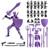 Newest!!! Magnetic Attraction 3D Printed Dummy T13 DIY Multi-jointed Man and Woman Lucky Doll  Movable Shapeshift Robot Toys