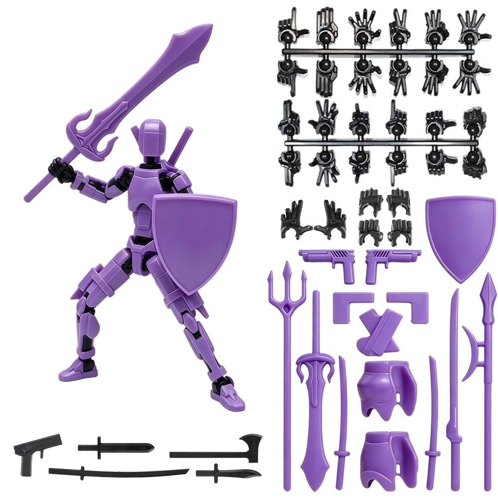 Newest!!! Magnetic Attraction 3D Printed Dummy T13 DIY Multi-jointed Man and Woman Lucky Doll  Movable Shapeshift Robot Toys