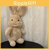 Brown Rabbit Plush Toy Animal Stuffed Doll Sleep Soothing Decoration Kids Gift