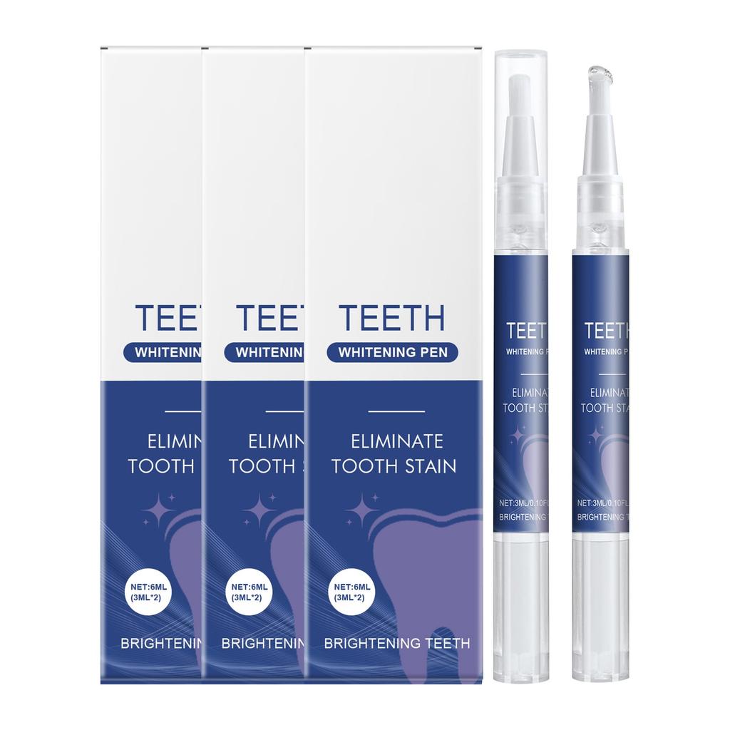 2 Pack Of Teeth Whitening Pens, Teeth Whitening Pens, Effective Cleaning Whitening Teeth Cleaning Pen More Beautiful,3ML*2(1pc)