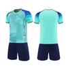 Customizable Soccer Jersey Set Short Sleeve Breathable Quick Dry Uniform Two Piece Kit for Team Training and Sports Activities