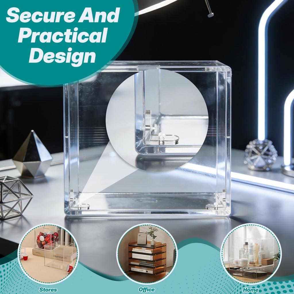 15 Clear Acrylic Corner Brackets For Boxes Heavy Duty Fixing Clips Detachable Fasteners Practical Transparent Angle Connectors