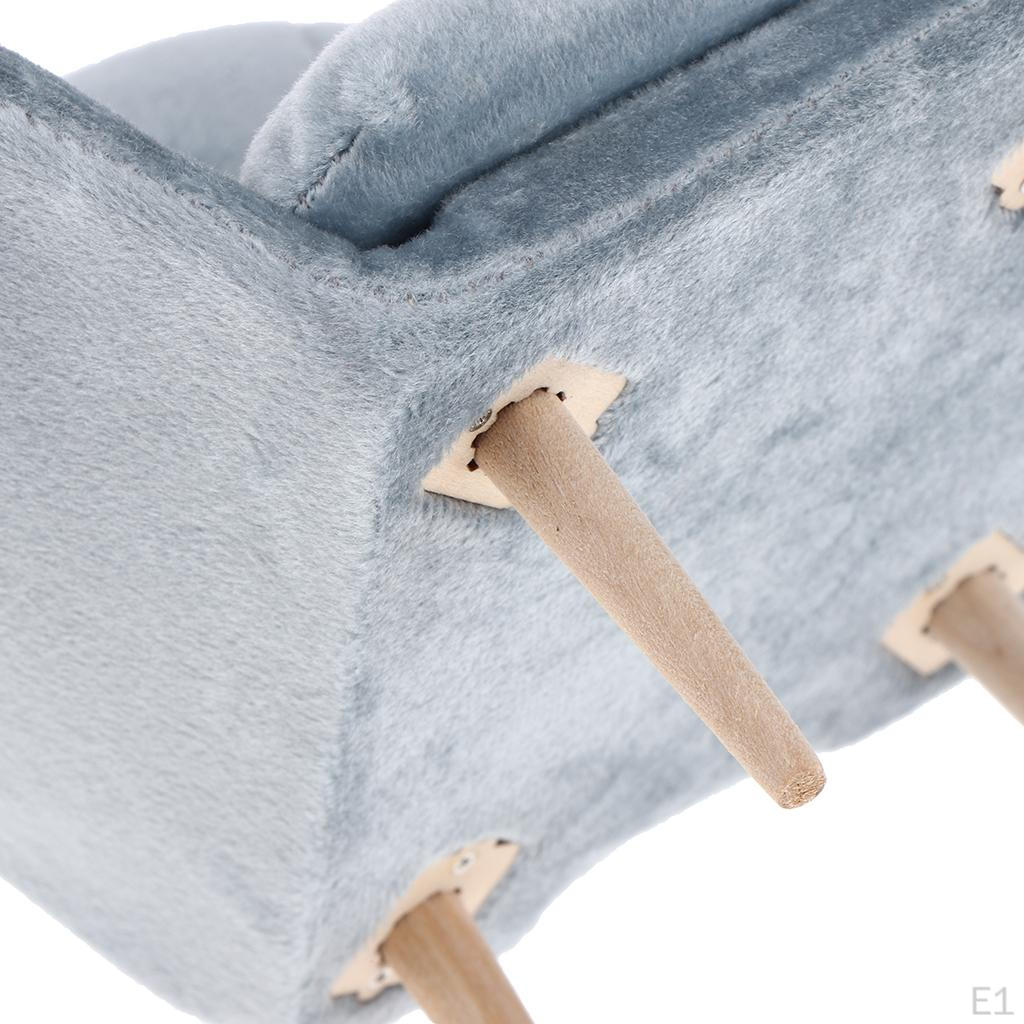 1/12 Dollhouse Miniature Sofa Armchair With Room Decor