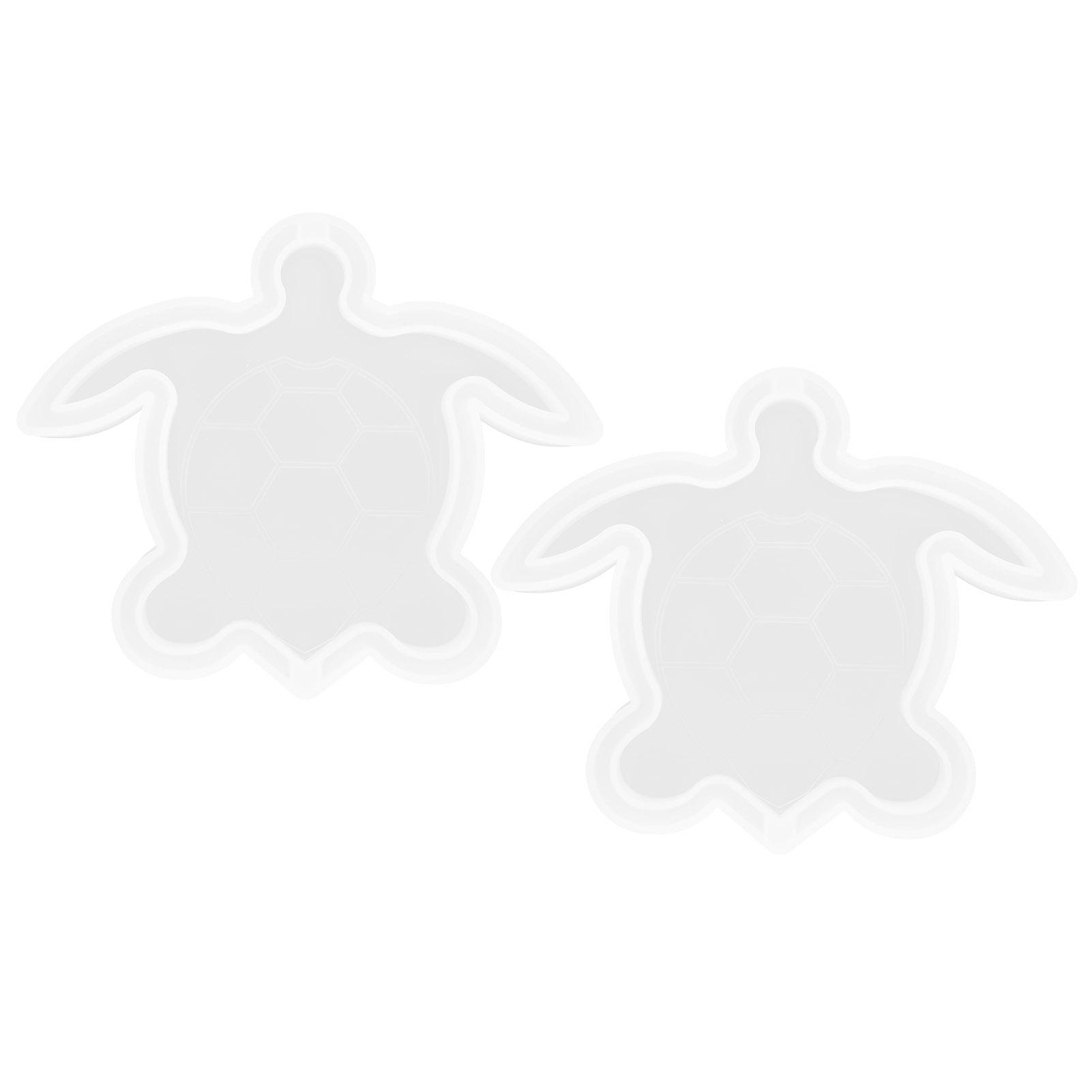 

2Pcs Tortoise Mould Silicone Marine DIY Jewelry Accessories Storage Desktop Decoration