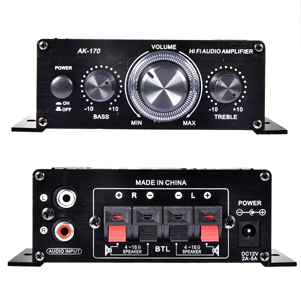 12V Amplifier HiFi Car Stereo Music Receiver FM MP3 Power-Amplifier