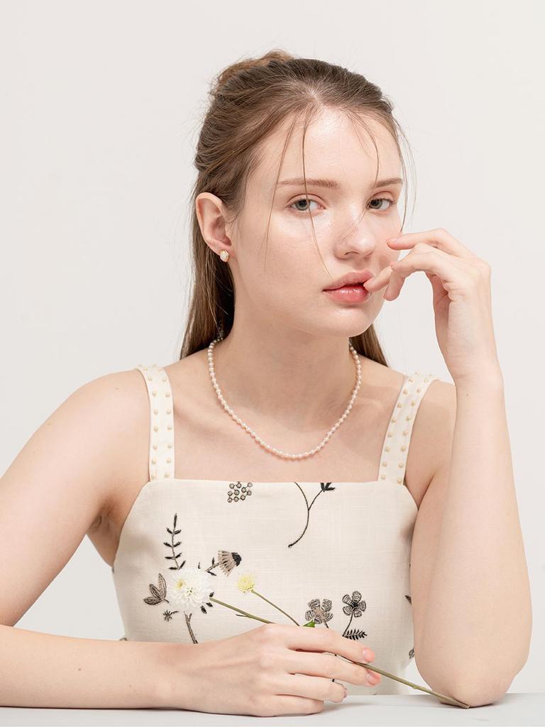 Cerabonito Stratigraphy Daily Rhombus Ceramic Earrings (Ps)