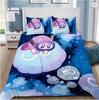 Boys Girls Kirby 3D Duvet Cover Pillowcases Single Double Queen Bedding Set Gift