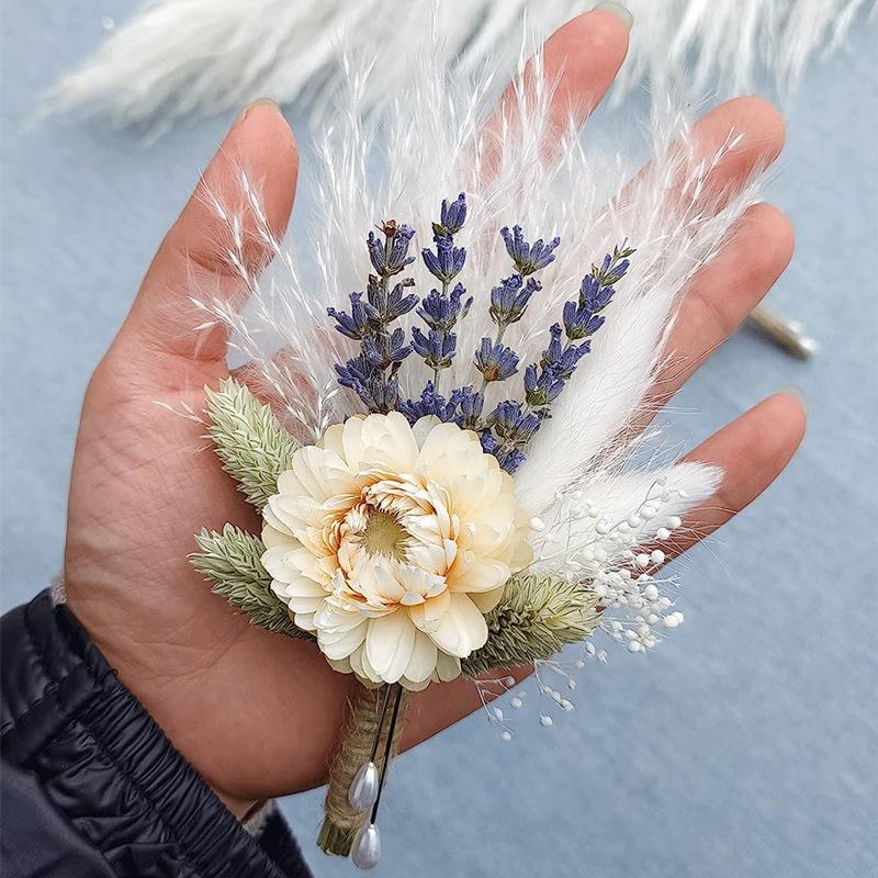 Eternal Flower Dried Flower Mini Small Bouquet Souvenir Aromatherapy Bottle Corsage Holiday Gift Box Decorative Gift