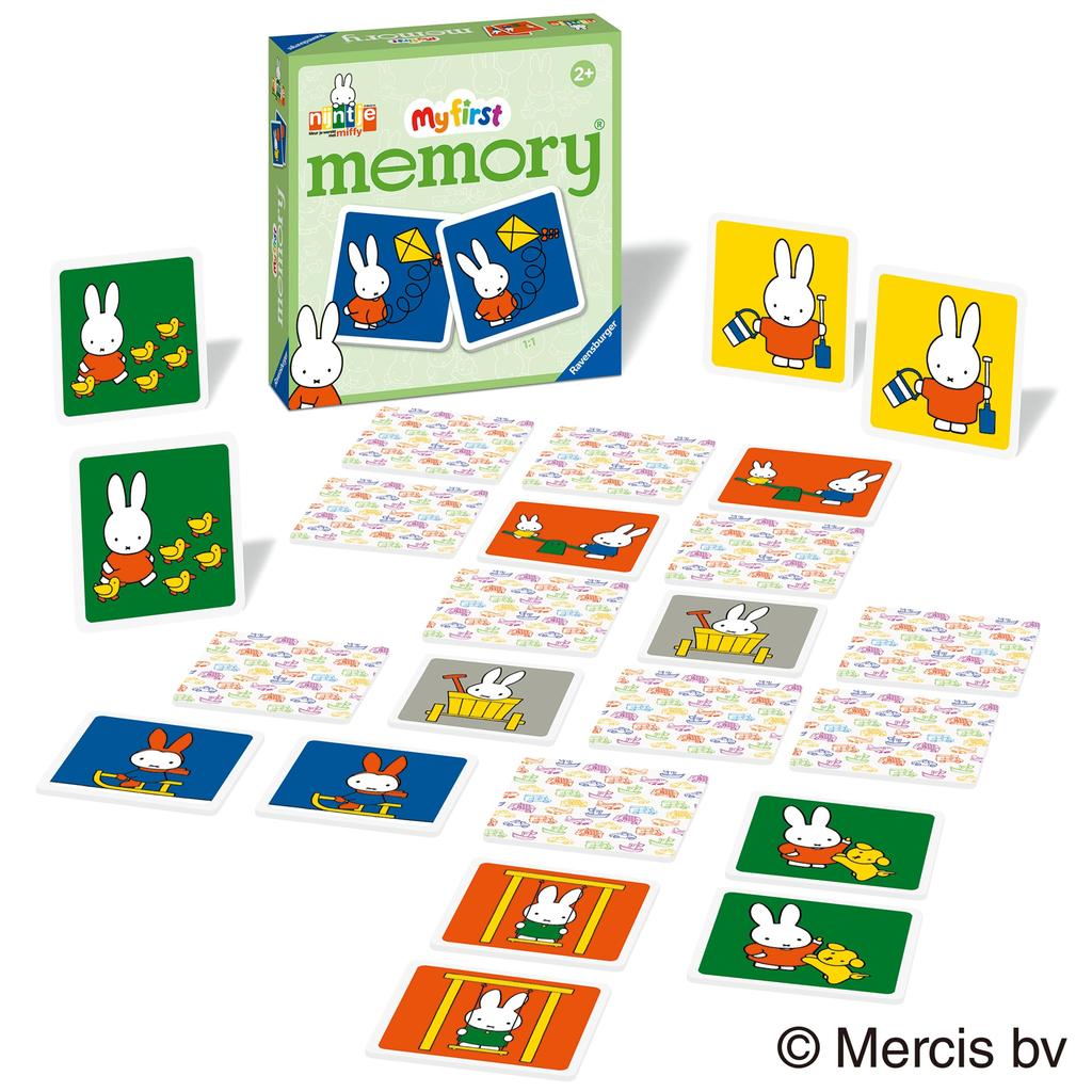 Ravensburger Miffy My First Memory 22348 0 Training for Ages 2 and Up (Memory Game)