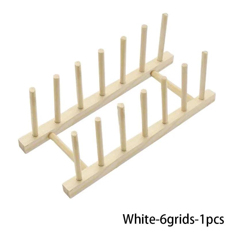 Multifunctional Drain Rack Bowl Dish Storage Rack Household Wooden Drain Rack Kitchen Bowl Dish Drain Rack Plate Storage Rack