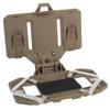 Outdoor Tactical MOLLE Folding Navigation Board Airsoft Map Case Admin Panel Mobile Phone Holder for Size 4.7-6.7in