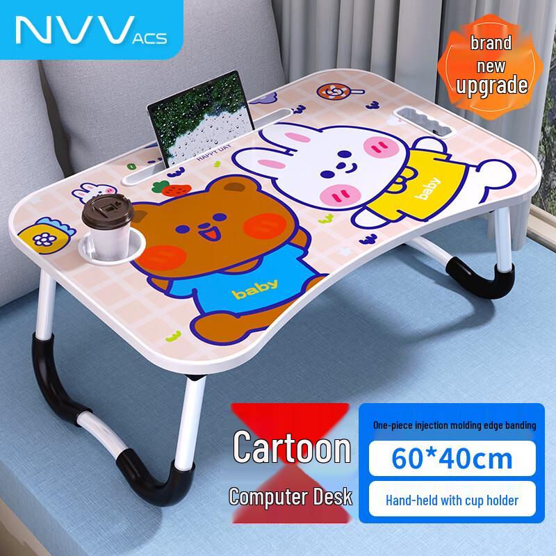 NVV Składane i Regulowane Biurko do Łóżka na Laptopa