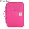 Travel A4 Portfolio Zipped Conference Folder Document Case Bag File Organizer Multi-function Conference Package