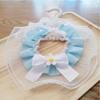 Pet Decoration Collar Small Daisy Lace Saliva Towel Bibs Necklace Photo Props Pet Neck Accessories