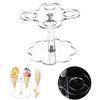 Ice Cream Stand Chip Cone Holder Ice Cream Equipment Detachable 3cm/1.18inch HD 4 Holes Safe Sturdy For Wedding