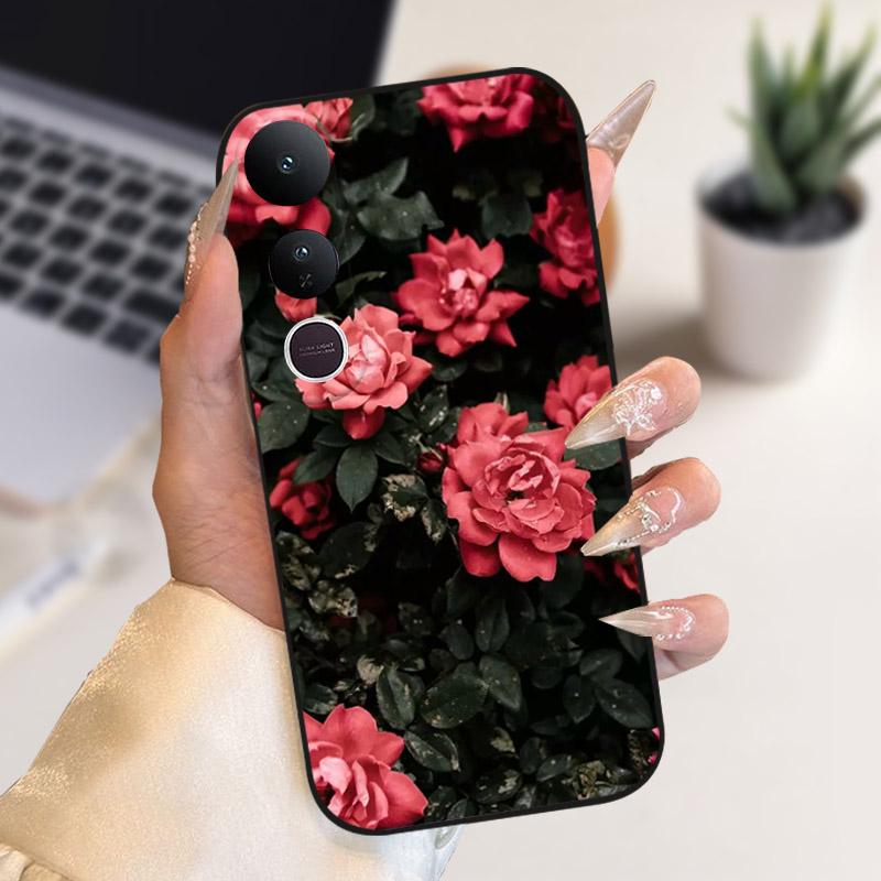 Custodia Antiurto Per Vivo V50 Lite Cover Protettiva in Silicone Guscio Posteriore Coque Funda Per VIVO V50Lite Custodie Posteriori per Telefono Paraurti Morbido