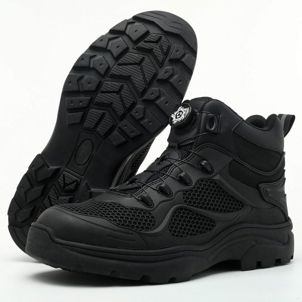 Rotating button Work Boots Indestructible shoes Men Puncture-Proof Safety Shoes Work Sneakers Steel toe shoes Security Boots New