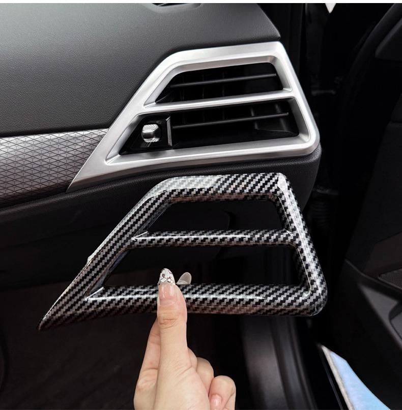 For BMW 2 3 4 Series G42 G20 G22 G23 G26 M3 G80 M4 G82 2025 Car Dashboard Panel Side Air Condition Vent Outlet Cover Trim