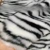 Tiskový plyšový syntetický kožušinový látka Leopardí potisk Tygr potisk Zebra Kostým na vystoupení Umělá kožešina Oblečení Koberec Domácí látka