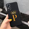 For Oppo A17 Case CPH2477 Luxury Letters Cover Soft Silicone Phone Case For Oppo A17K A 17 OppoA17 Back Cover 6.56'' Fundas Capa