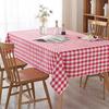 2pcs Waterproof Plaid/Stripes Disposable Tablecloth Oil Proof Desktop Decoration  Birthday